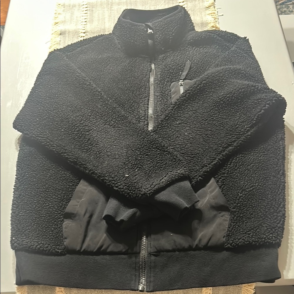 Cozy Black Sherpa Jacket